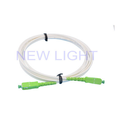 2.8mm Simplex PVC Multimode Fiber Patch Cord dengan Kerugian Penyisipan Rendah untuk Transfer Data Kecepatan Tinggi